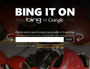 Bing vs Google