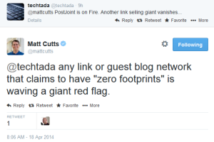 Matt Cutts sul guest blogging di Postjoint