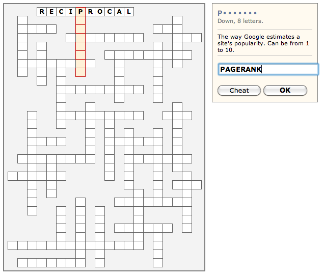 SEO Crosswords