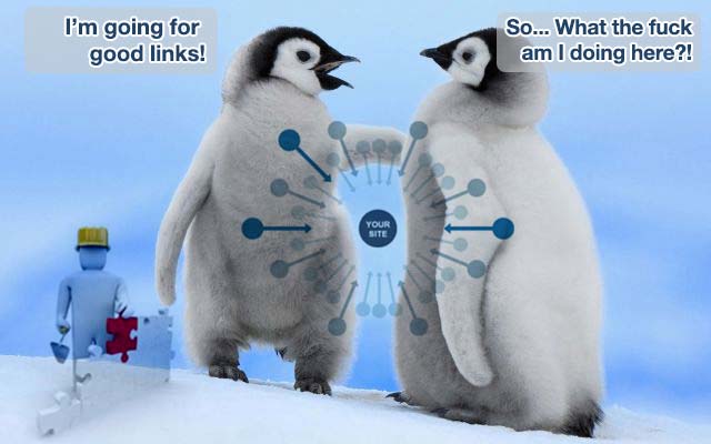 Il Pinguino rileva anche i link di qualità