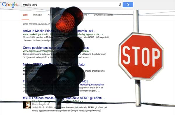 Semaforo sulle SERP di Google